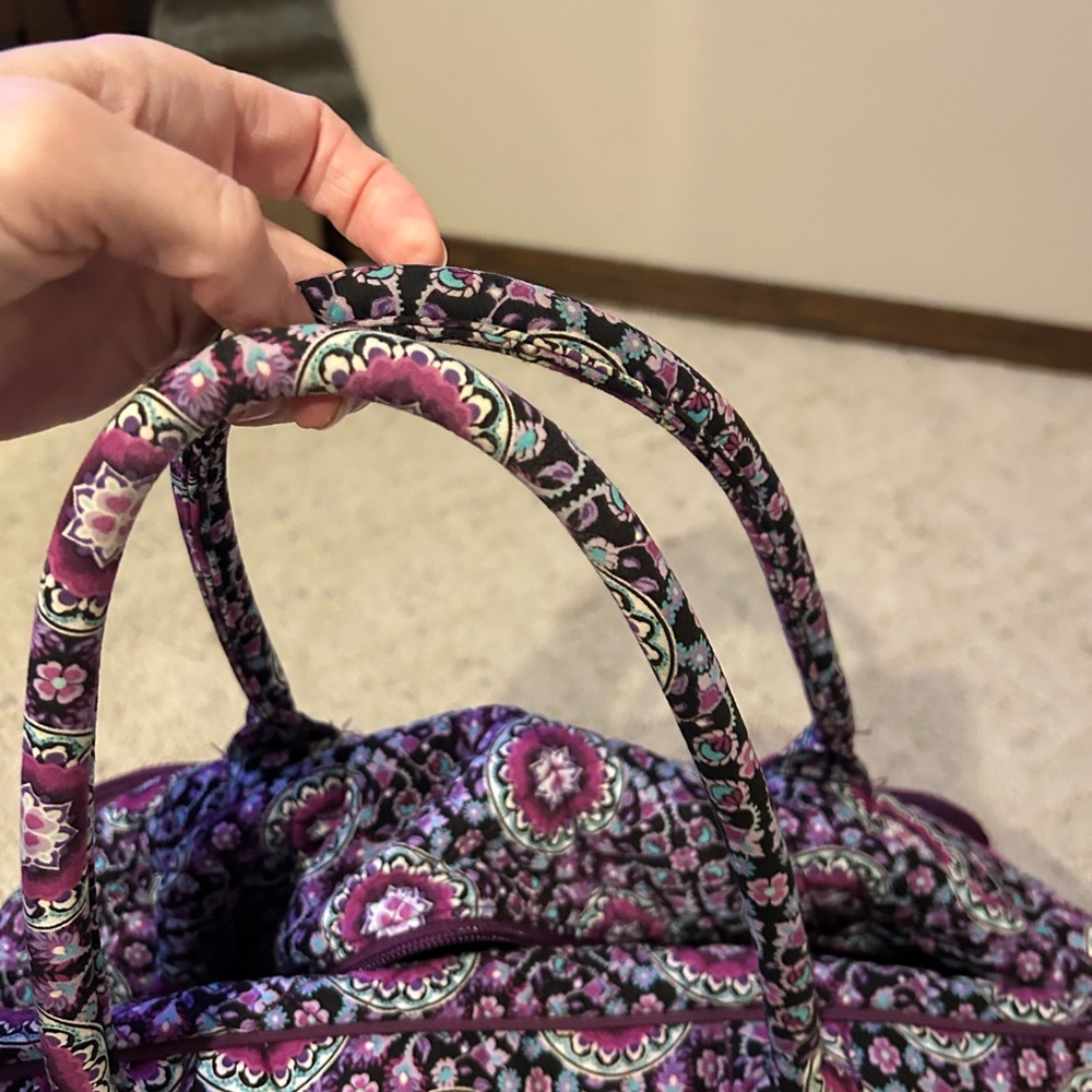 Vera Bradley Purple Patterned Women's Bag Set 5 pieces - Picture 7 of 14